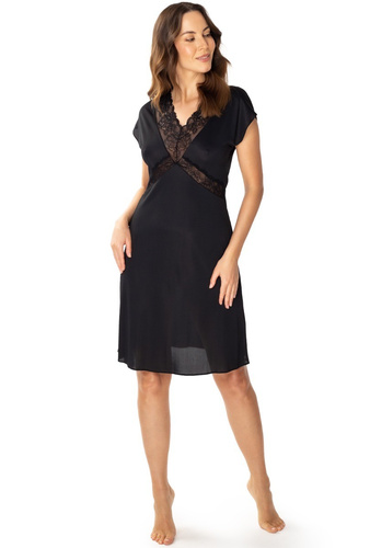 Koszula nocna damska Mewa 86650 Octawia Mewa czarny