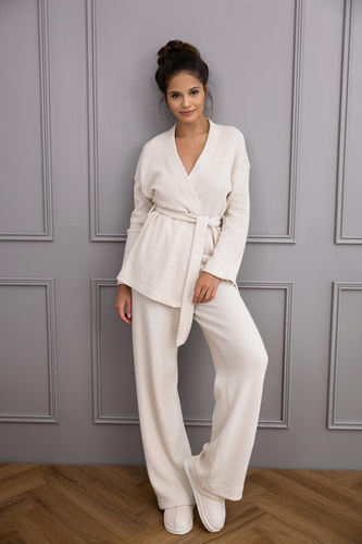 Sensis Journey – piżama damska Homewear z kopertową bluzą