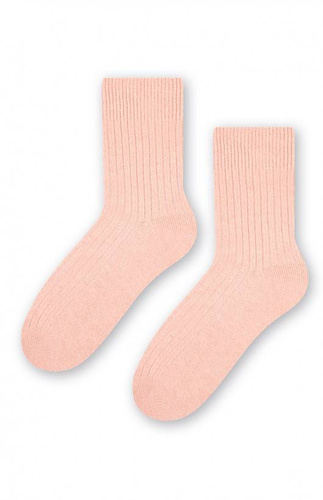 Art.093 Skarpety damskie wełniane Steven - 026 jasny róż