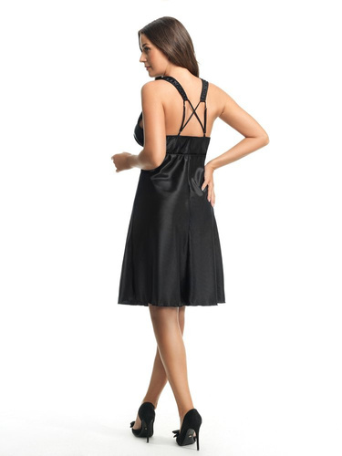 Koszulka satynowa K 597 Montana Gorsenia -czarny