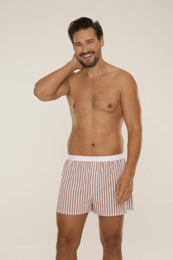 Bokserki męskie 826 Taylor De Lafense - brązowy