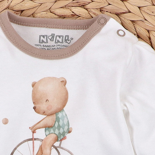 Nini Circus – bluzka niemowlęca z organicznej bawełny, antyalergiczna i ekologiczna