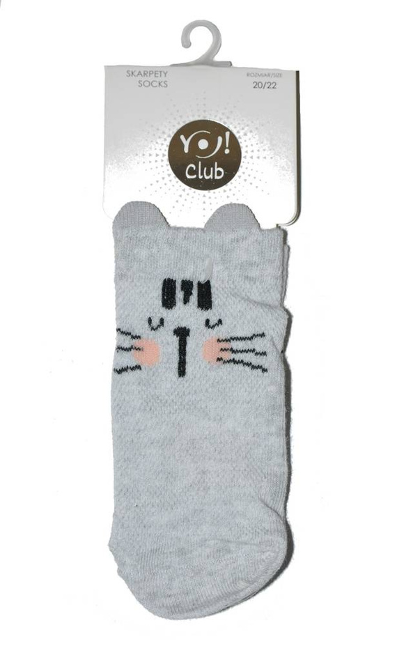 Skarpetki dla dziewczynki SK-72 GIRL 3D YO! mix kolor