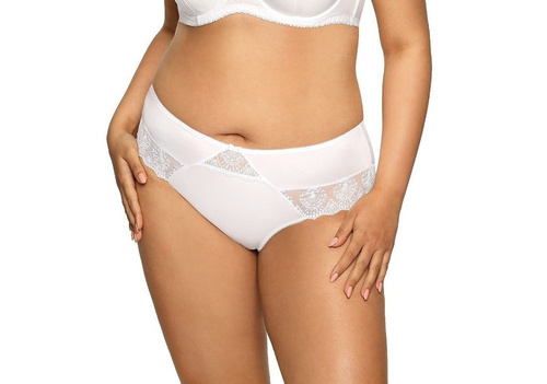 Półusztywniany Biustonosz MAXI 1921 Ava biały