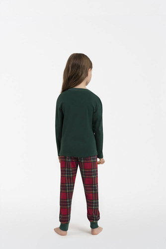 Piżama dla dziecka Tess Italian Fashion - zielony/druk 