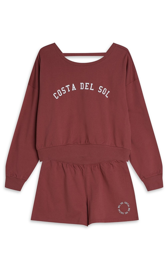 Piżama Damska 42772 Nimes Henderson brązowy