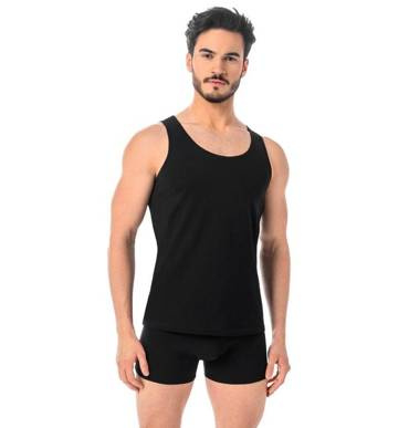 Zestaw Męski Bokserki I Podkoszulek Deli Teyli -czarny