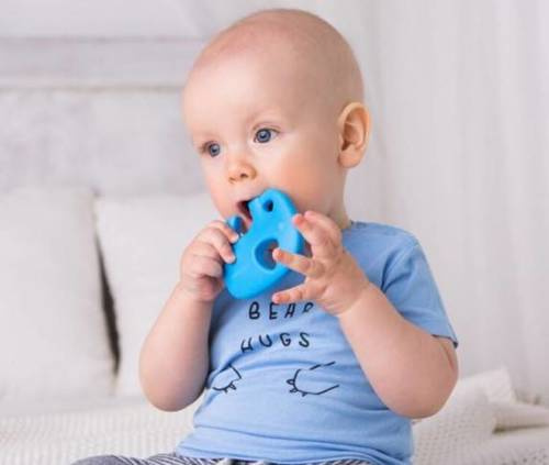 Słonik gryzak DUMGG58497 Dumel niebieski