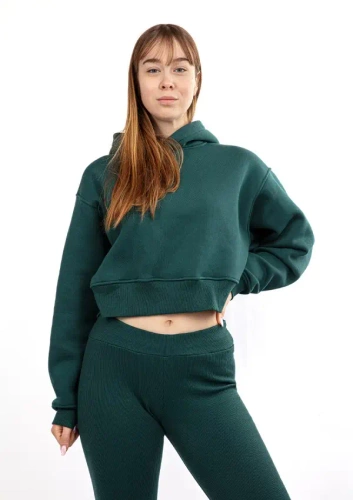 Komplet dresowy bluza+ legginsy DK-K-B13 Dkaren - zielony