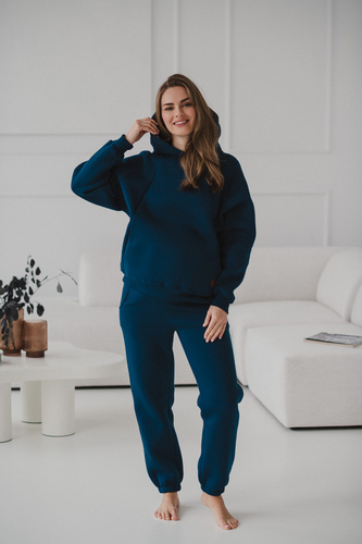 Bluza do karmienia Motherhood Milk&Love oversize poseidon