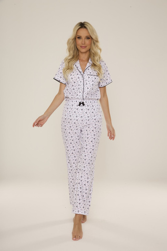 Piżama Damska 802 Shelby De Lafense - łączka