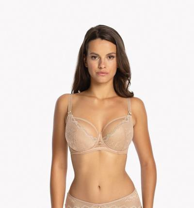 Biustonosz Półusztywniany BS 1110  Iris Gaia beżowy