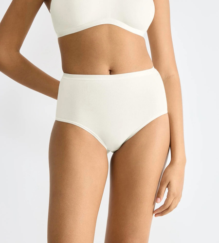 Figi Damskie Go Daily Cotton Highwaist Sloggi  - silk white