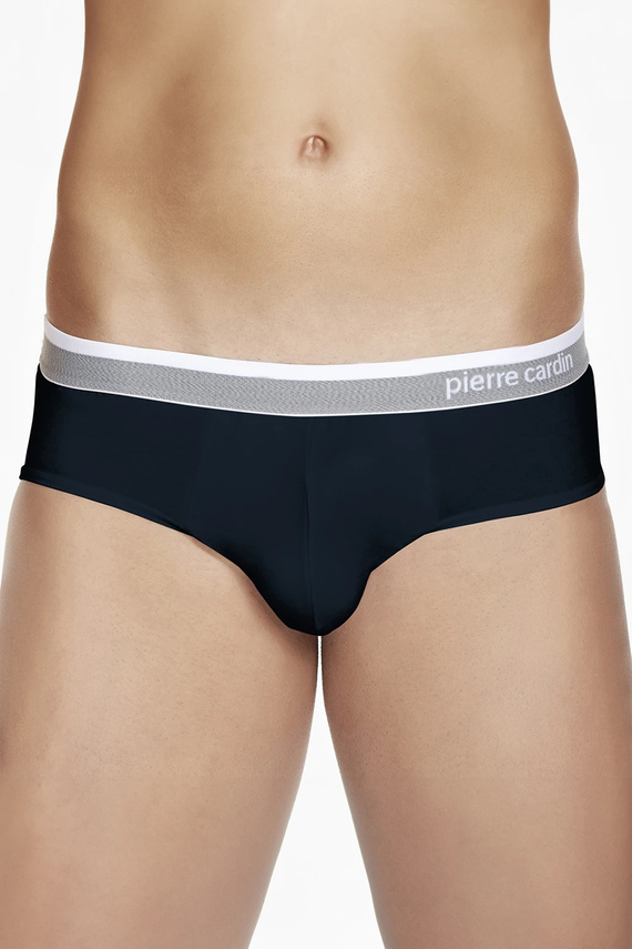 Slipy męskie Pierre Cardin PCU 402 granatowe – bawełniane, klasyczne, wygodne