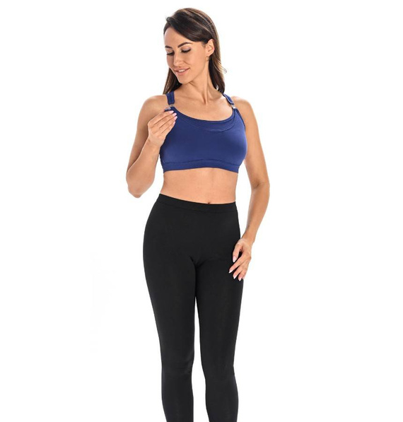 Top do karmienia Maya Teyli - jeansowy