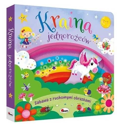Książeczka Ruchome obrazki liczę kraina jednorożców Awm