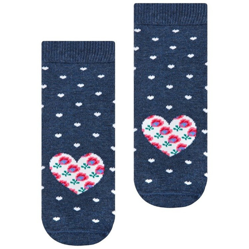 art.138 Skarpety Cotton Candy Folk Steven niebieski jasny melanż  097