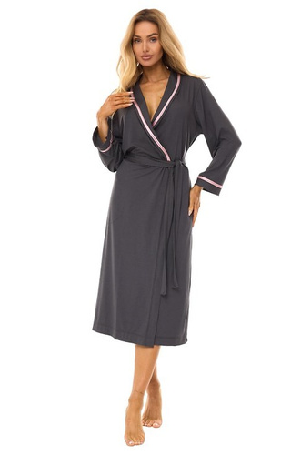 Elegancki szlafrok wiskozowy damski 2506 L&L – komfort i styl