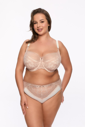 Biustonosz półusztywniany BS 1285 Maxi Simone Gaia - różowy