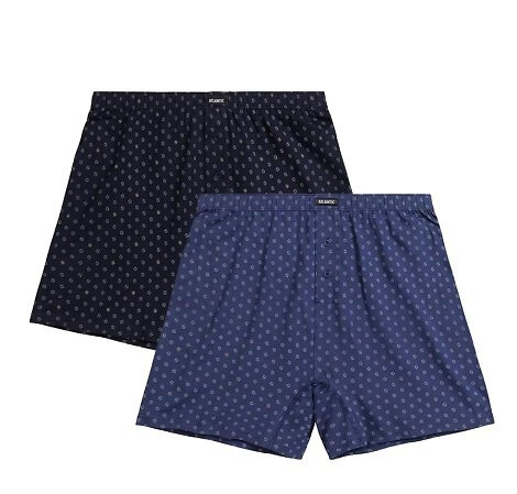 Bokserki męskie 2MBX-069 A'2 Atlantic -granatowy-niebieski