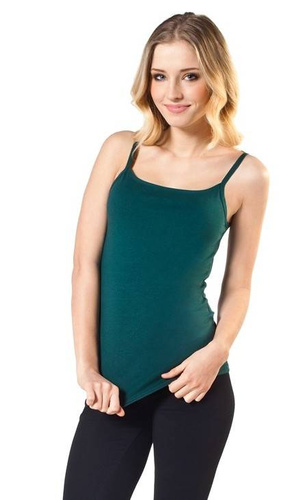 Ibiza Koszula Damska wąskie ramiączka Italian Fashion- biała