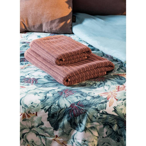 Ręcznik bawełniany Avinion Eurofirany pudrowy/liliowy