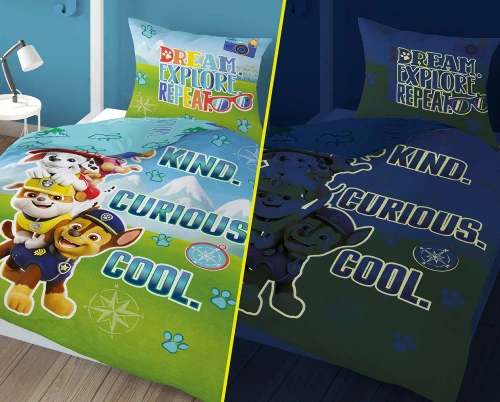 Pościel bawełniana świecąca w ciemności Psi Patrol PP 26 Psi Patrol Detexpol  