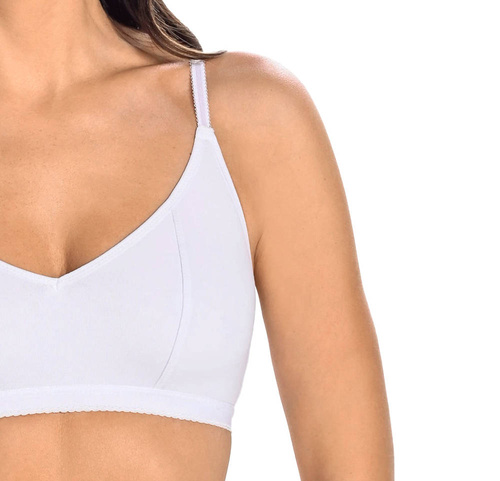 Biustonosz braletka bez fiszbin Bianca Teyli - biały