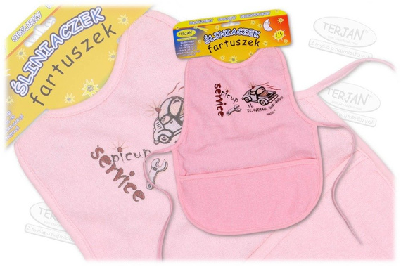 Śliniak fartuszek TERJAN żółty