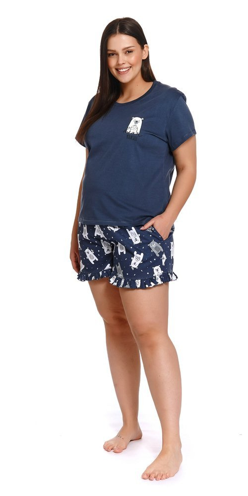 PM.4219 Piżama Damska Doctor Nap - deep blue