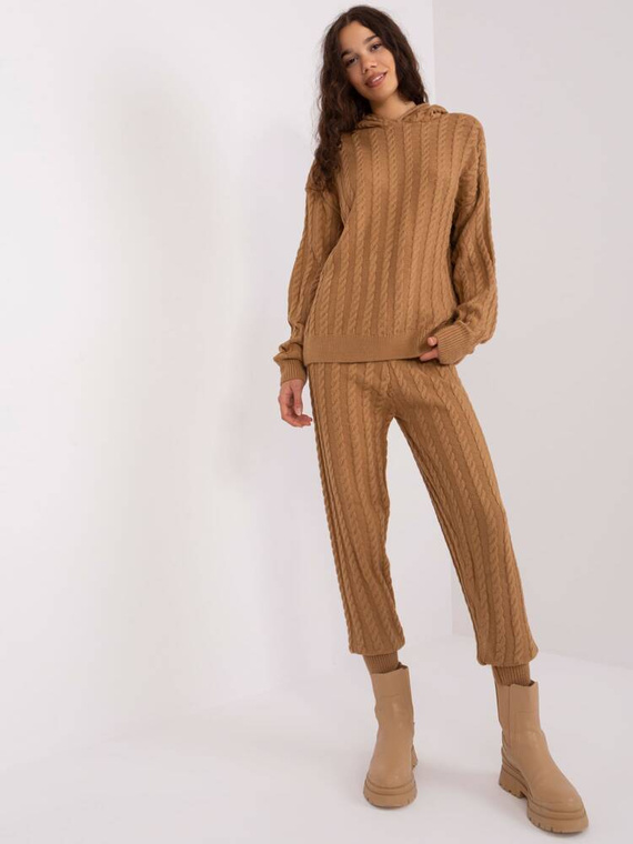 Komplet damski BA-KMPL-0281.31P - camelowy