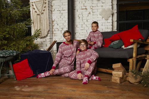 Kombinezon damski Alaska Italian Fashion- czerwony