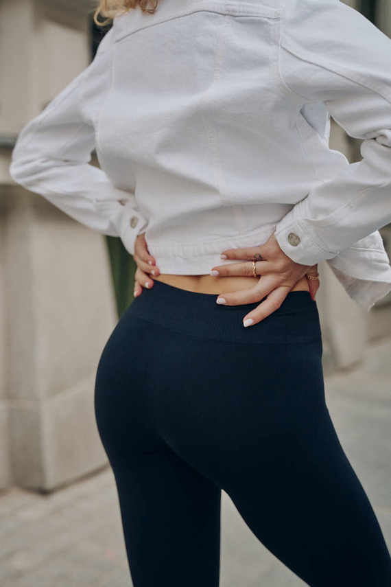 Legginsy damskie Seamless leggins free Gabriella czarny