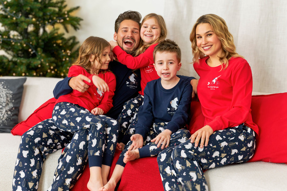 PDG.5264 "Frozen" Piżama dziecięca Unisex Doctor Nap - red