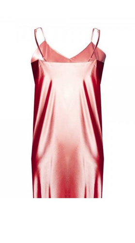 Karmen Halka satynowa koszulka damska DKaren - puder