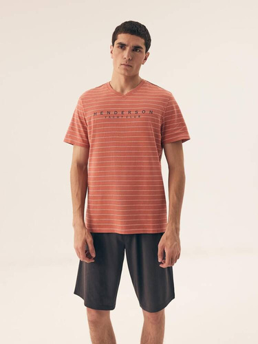 Piżama Męska 42635 Premium Henderson - copper