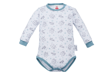 Body z długim rękawem "SWEET DREAMS" Makoma sowy