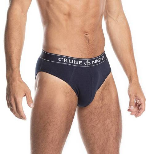 Slipy męskie M-982 SD Lama granatowy niebieski