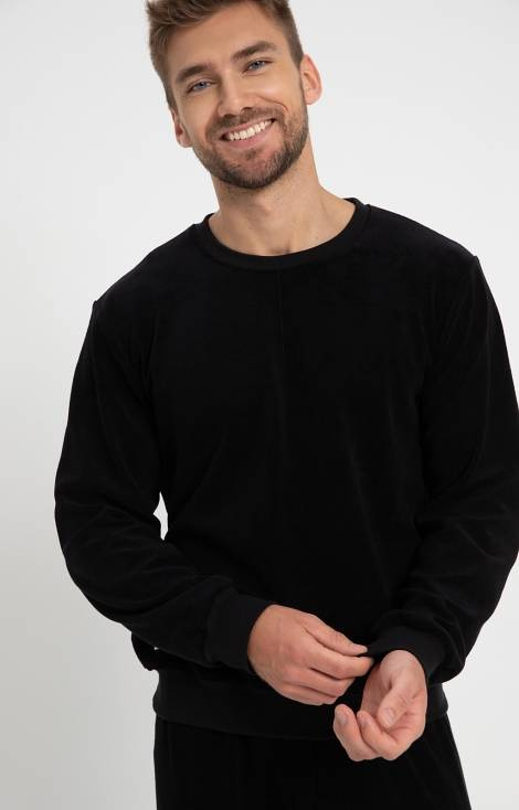 Komplet dresowy dres męski 3066 Hugo Taro- czarny