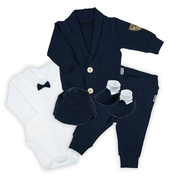 169406 Mix Komplet 5-częściowy nadruk Nicol - granatowy