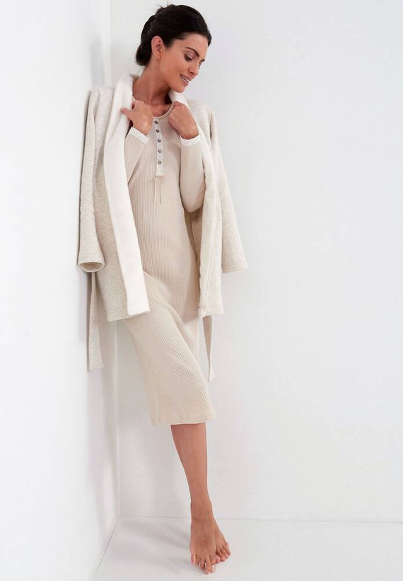 Koszula nocna 215 Cana- beżowy