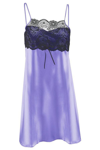 Ismena Halka satynowa koszulka damska DKaren - błękit