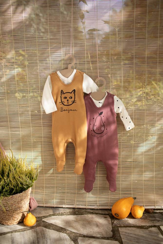 Śpiochy niemowlęce Tres Bien Pinokio - żółty 