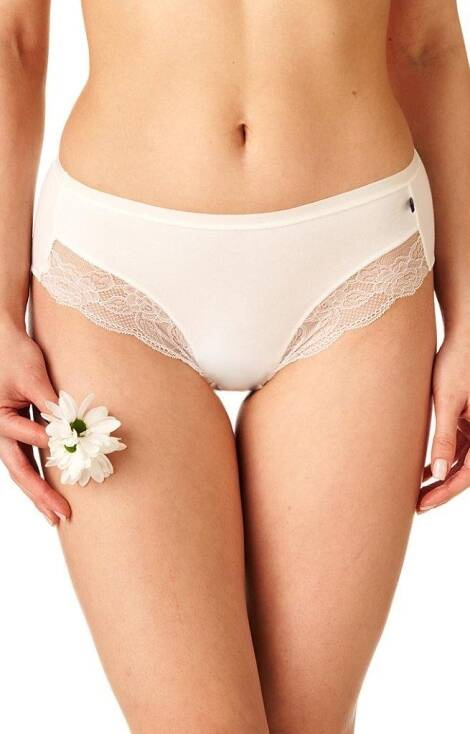 Figi damskie 2-pak LPC 734 A'2 Key ecru-granatowy