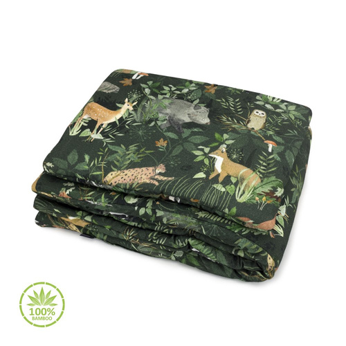 Pościel z wypełnieniem 100% Bamboo Woodland - Makaszka
