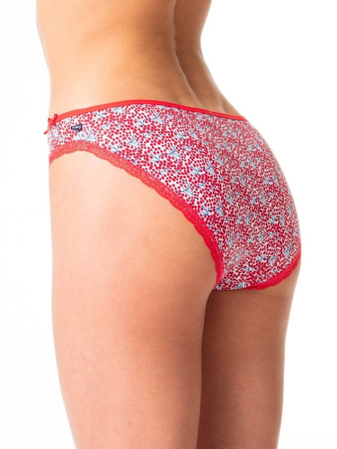 Figi damskie LPR 548 A'2 2-pak Key zielony czerwony