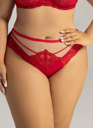 Figi Damskie  2157  AVA- czerwony