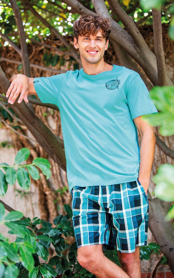 Piżama Męska MNS 630 Key - zielona