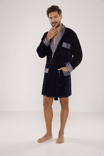 772 Bonjour szlafrok męski forex - granat