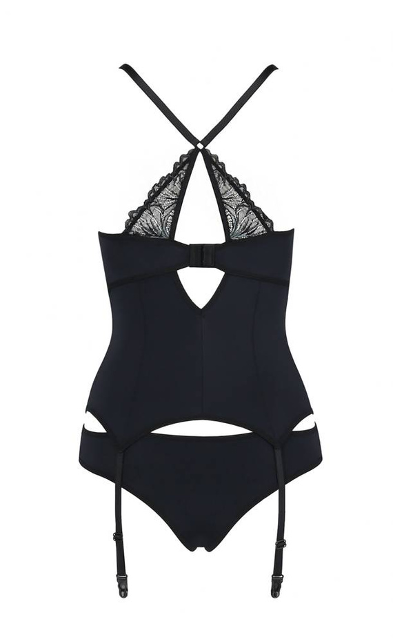 Gorset damski Floris Corset Passion czarny